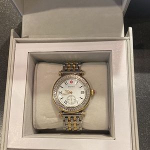 Caber Diamond Two-Tone Bracelet Watch